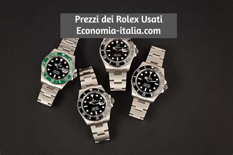 prezzo rolex di seconda mano|catalogo rolex con prezzi.